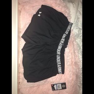 Under Amour Black Running Shorts